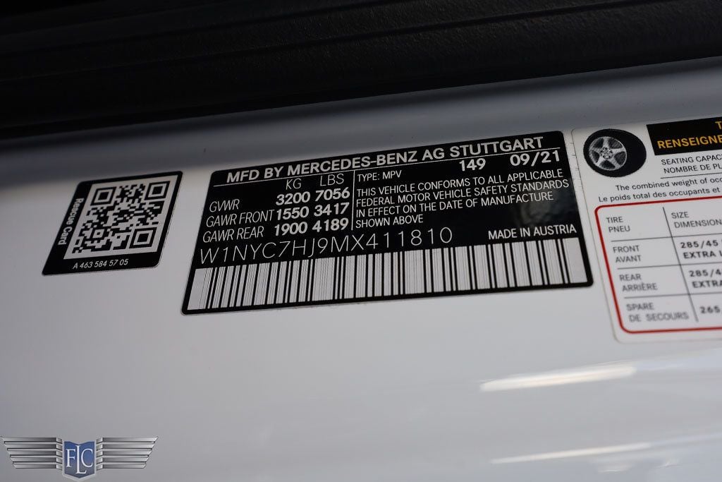 2021 Mercedes-Benz G-Class AMG G 63 4MATIC SUV - 22656052 - 45