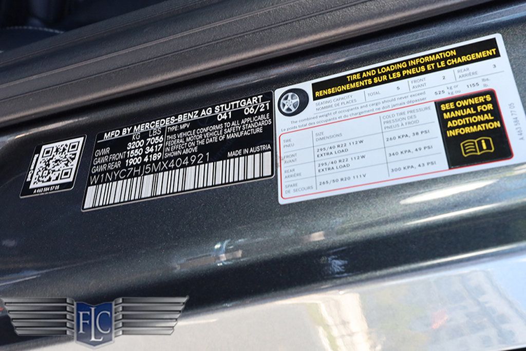 2021 Mercedes-Benz G-Class AMG G 63 4MATIC SUV - 23065455 - 47