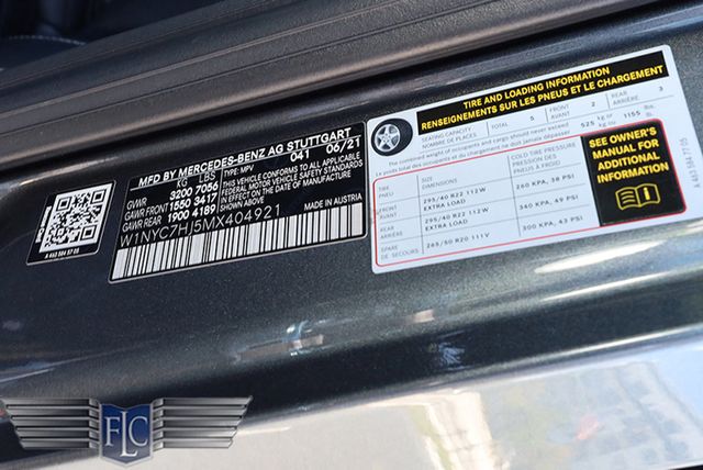 2021 Mercedes-Benz G-Class AMG G 63 4MATIC SUV - 23065455 - 47