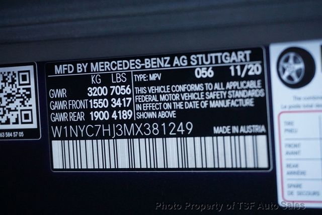 2021 Mercedes-Benz G-Class AMG G 63 4MATIC SUV MONOBLOCK WHEELS MATTE BLACK LOTS OF CARBON  - 22949448 - 58