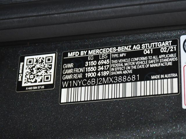 2021 Mercedes-Benz G-Class G 550 - 22991580 - 21