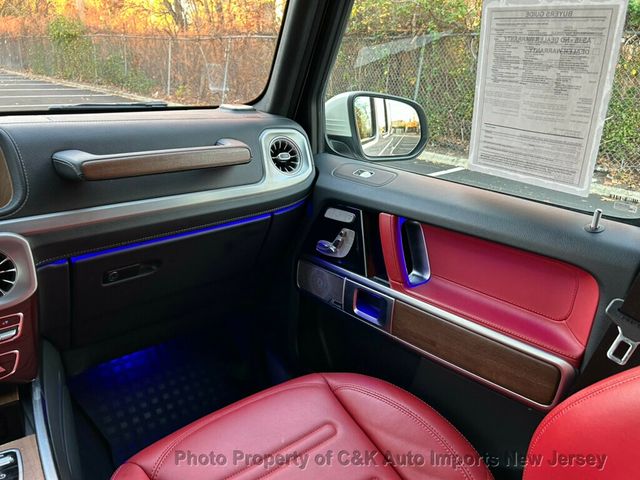 2021 Mercedes-Benz G-Class G 550 4MATIC,EXCLUSIVE INTERIOR PKG,CLASSIC RED/BLACK LEATHER - 22683688 - 47