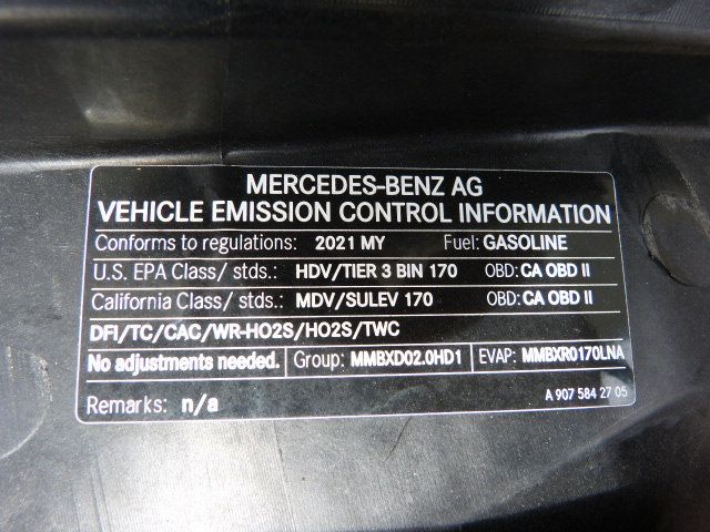 2021 Mercedes-Benz Sprinter Cargo Van 2.0L 4CYL. GAS*1500*HIGH ROOF*144" WB*BULKHEAD & SHELVES PACKAGE - 22998252 - 41