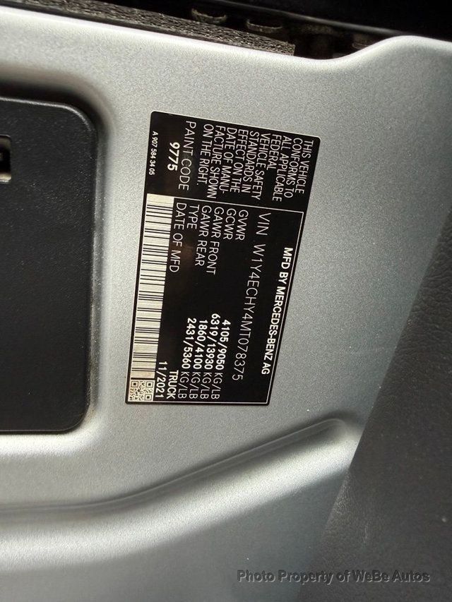 2021 Mercedes-Benz Sprinter Cargo Van 2500 High Roof V6 170" RWD - 23048610 - 28