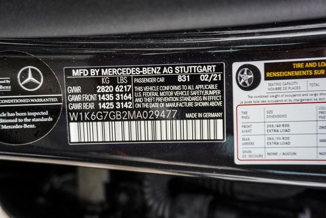 2021 Mercedes-Benz S-Class S 580 4MATIC Sedan - 22978923 - 44