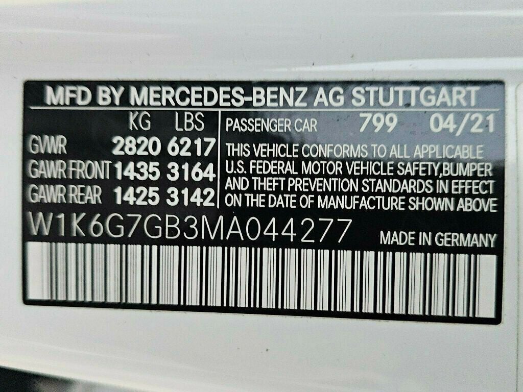 2021 Mercedes-Benz S-Class S 580 4MATIC Sedan - 22946211 - 51