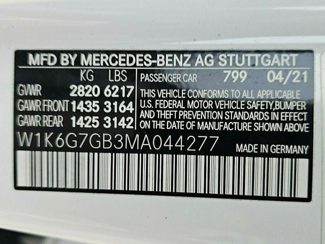 2021 Mercedes-Benz S-Class S 580 4MATIC Sedan - 22946211 - 51