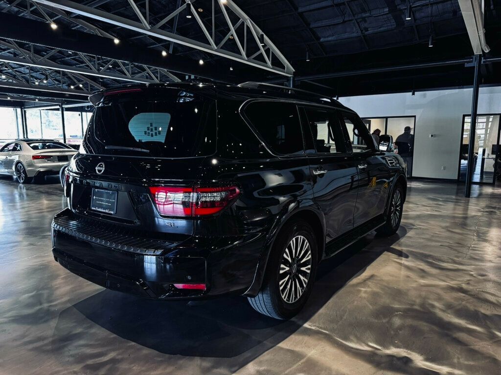 2021 Nissan Armada LocalTrade/SL/MidnightEditionPkg/CaptainsChairs/HtdSeats/SunRoof - 23049683 - 4