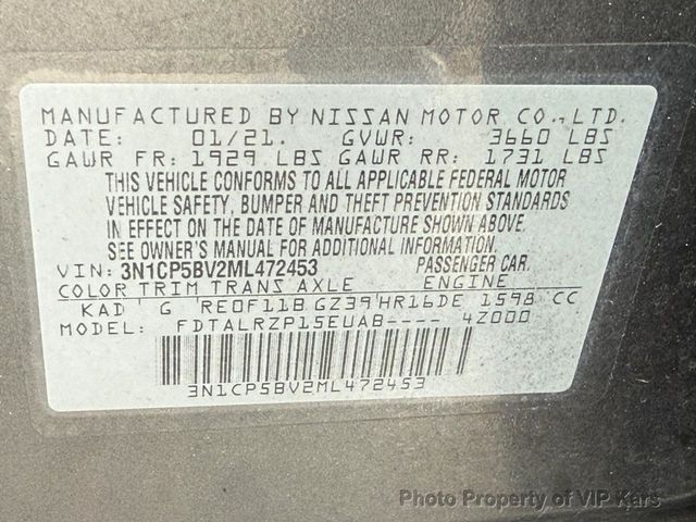 2021 Nissan Kicks S FWD - 22987440 - 22