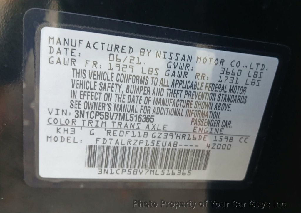 2021 Nissan Kicks S FWD - 22627603 - 25