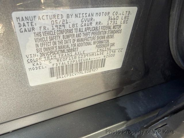 2021 Nissan Kicks SV FWD - 22954477 - 18