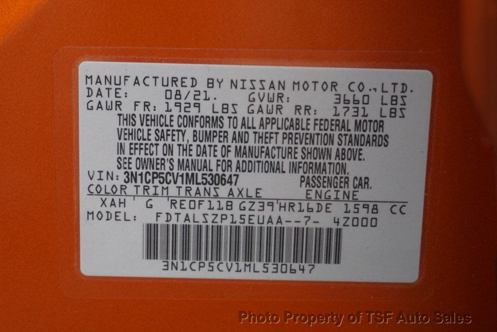 2021 Nissan Kicks SV FWD - 22984676 - 30