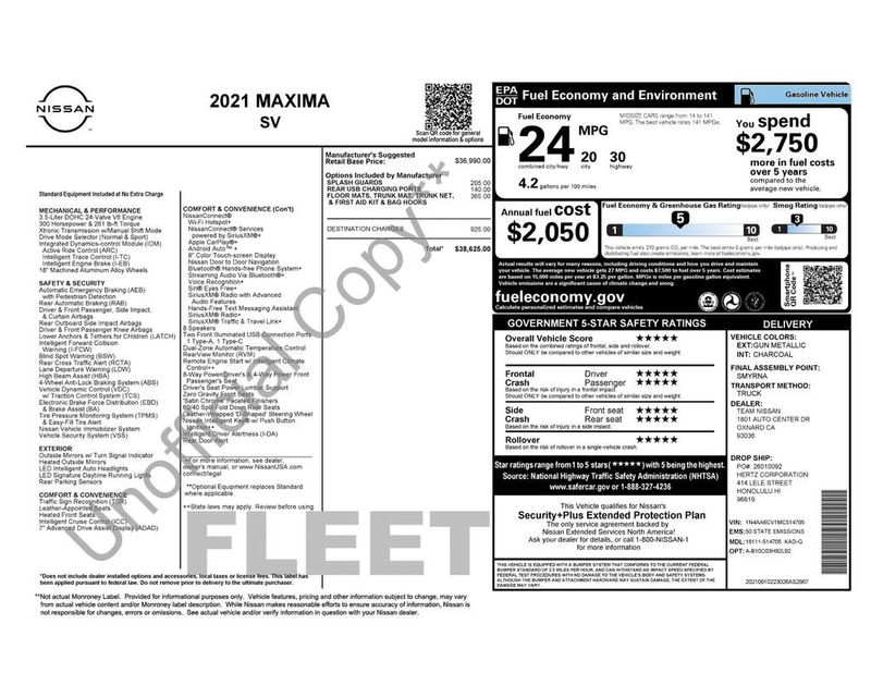 2021 Nissan Maxima SV 3.5L - 23060040 - 5