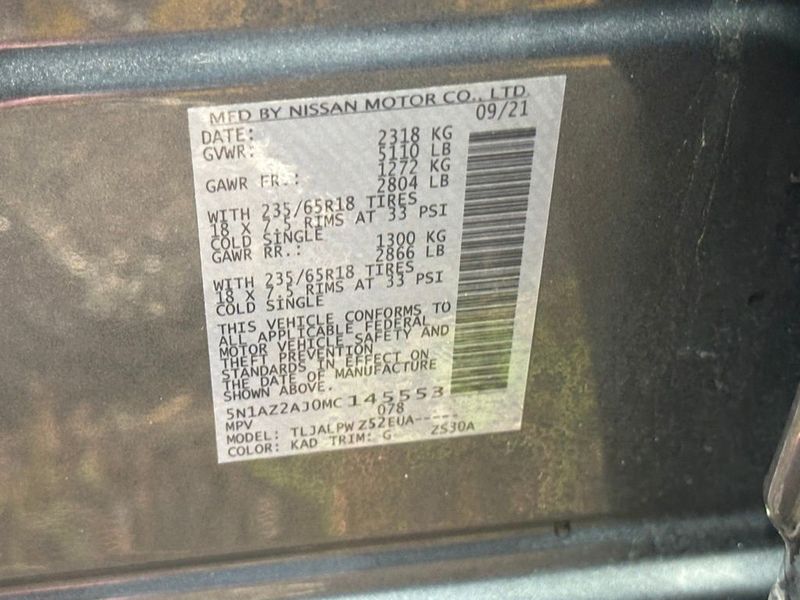 2021 Nissan Murano FWD S - 23012208 - 21