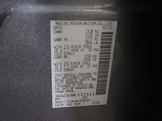 2021 Nissan Murano FWD SV - 22995662 - 46