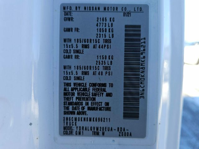 2021 Nissan NV200 Compact Cargo I4 S - 22977755 - 30