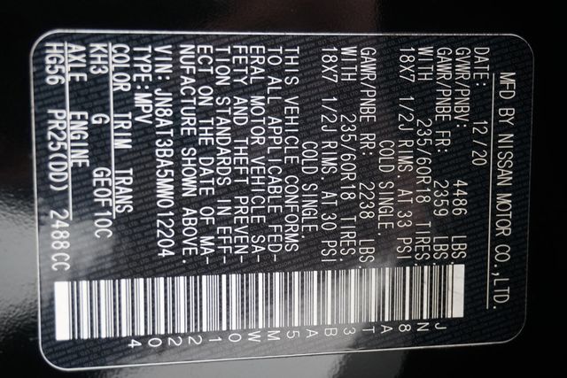 2021 Nissan Rogue FWD SV - 23023363 - 27