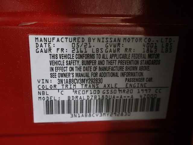 2021 Nissan Sentra SV CVT - 22931784 - 49