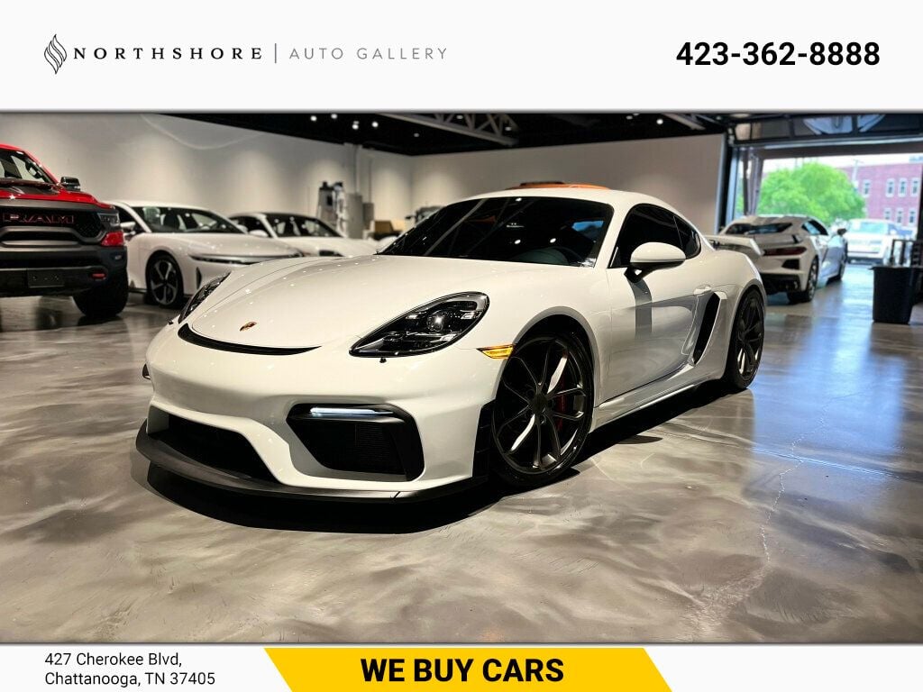 2021 Porsche 718 Cayman 6 SPEED MANUAL/GT4/Carbon Fiber Inlays/Bose Surround/NAV - 22433340 - 0