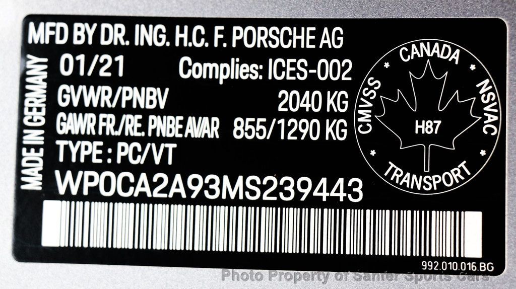 2021 Porsche 911 Carrera 4 Cabriolet - 22608577 - 44