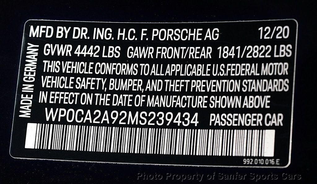 2021 Porsche 911 Carrera Cabriolet - 23031119 - 51