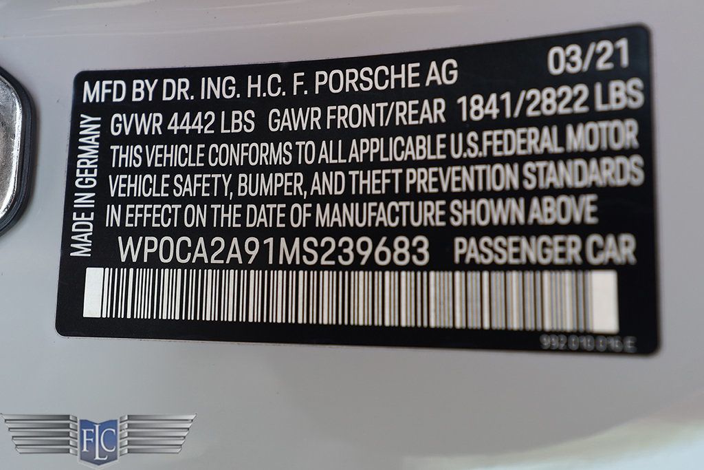 2021 Porsche 911 Carrera Cabriolet - 23052767 - 39