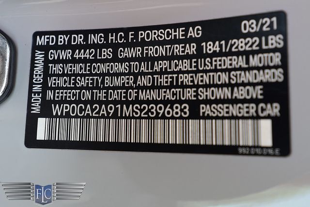 2021 Porsche 911 Carrera Cabriolet - 23052767 - 39