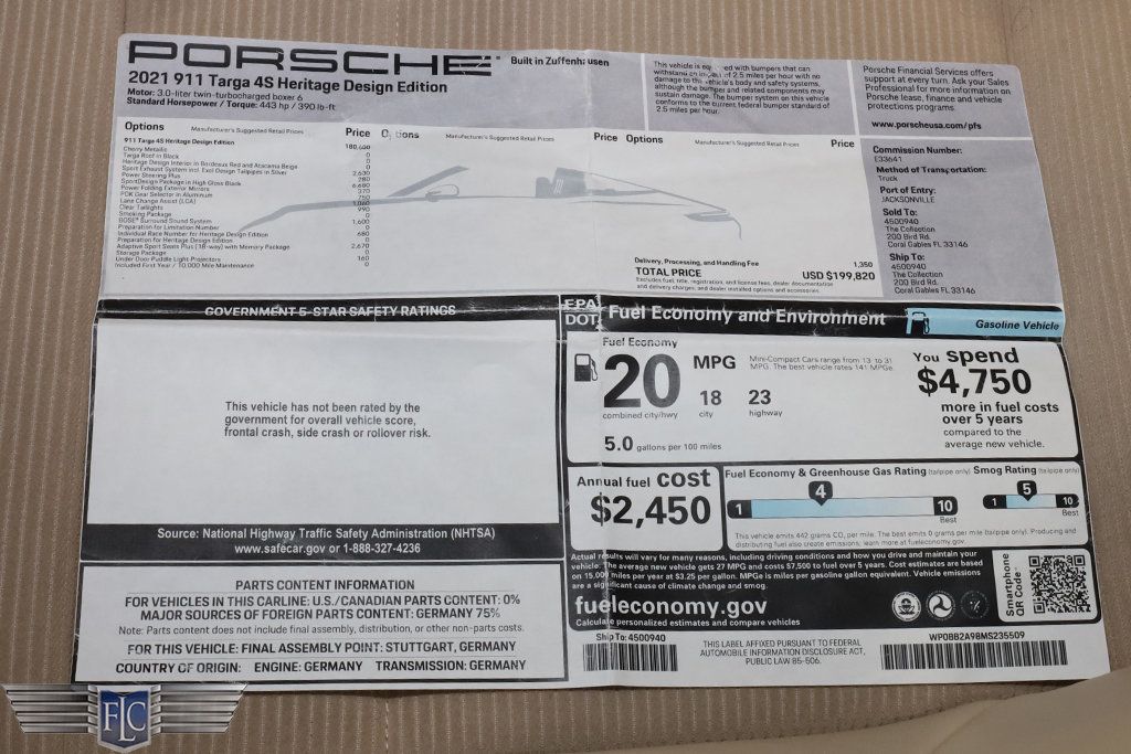 2021 Porsche 911 Targa 4S Heritage Design Edition - 22967644 - 38