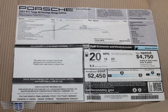 2021 Porsche 911 Targa 4S Heritage Design Edition - 22967644 - 38