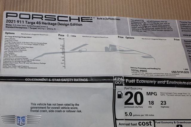 2021 Porsche 911 Targa 4S Heritage Design Edition - 22967644 - 39