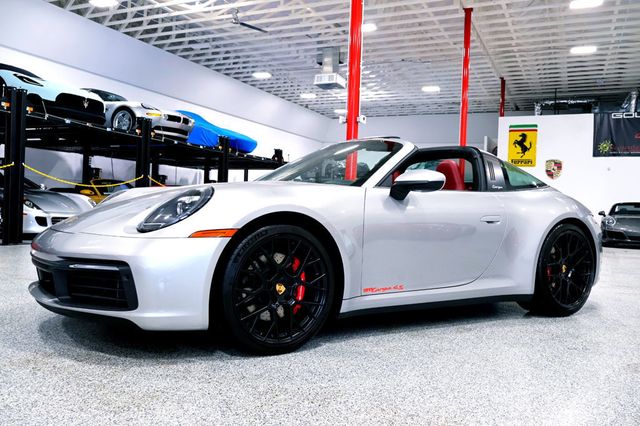 2021 Porsche 911 TARGA 4S GT SILVER...5,795 Miles...TARGA 4S  - 22484082 - 1