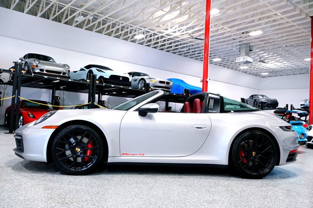 2021 Porsche 911 TARGA 4S GT SILVER...5,795 Miles...TARGA 4S  - 22484082 - 2