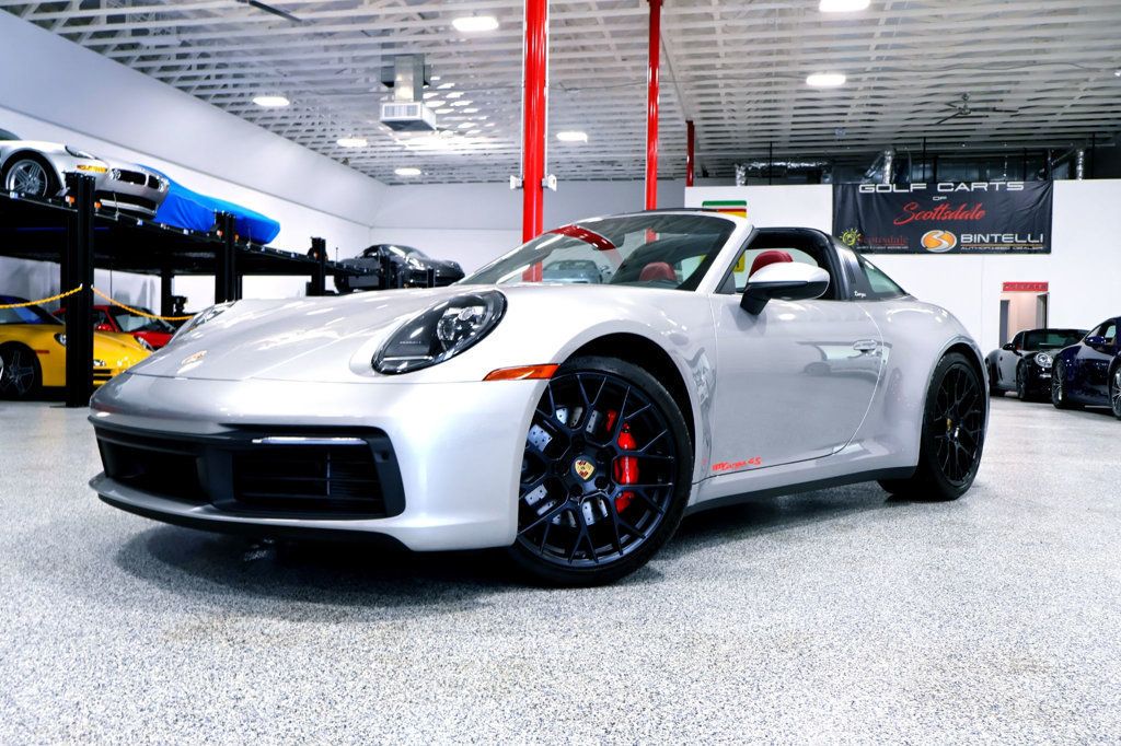 2021 Porsche 911 TARGA 4S GT SILVER...5,795 Miles...TARGA 4S  - 22484082 - 3
