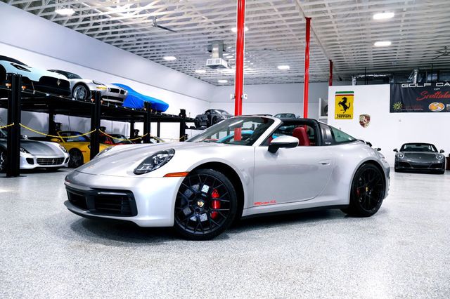 2021 Porsche 911 TARGA 4S GT SILVER...5,795 Miles...TARGA 4S  - 22484082 - 4