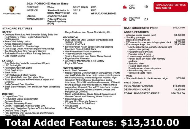 2021 Porsche Macan AWD - 22978896 - 2