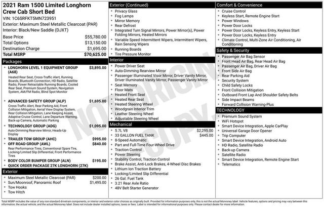 2021 Ram 1500 Limited - 23024031 - 5