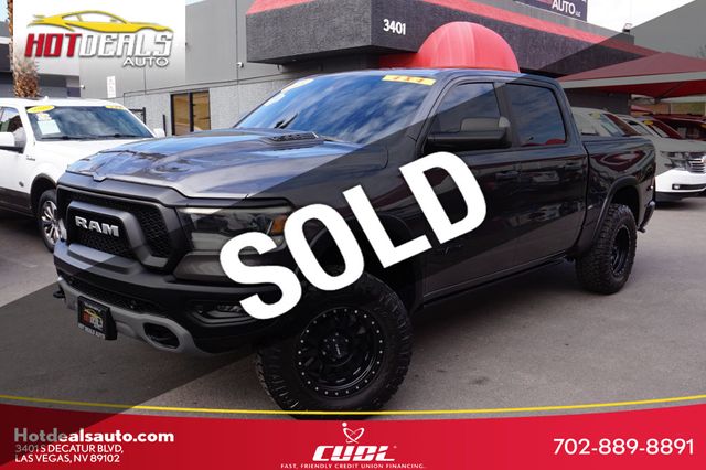 2021 Ram 1500 REBEL, 4X4, LIFTED, PREMIUM WHEELS, ALL TERRAIN TIRES, TOW PKG - 22976219 - 0