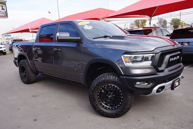2021 Ram 1500 REBEL, 4X4, LIFTED, PREMIUM WHEELS, ALL TERRAIN TIRES, TOW PKG - 22976219 - 1