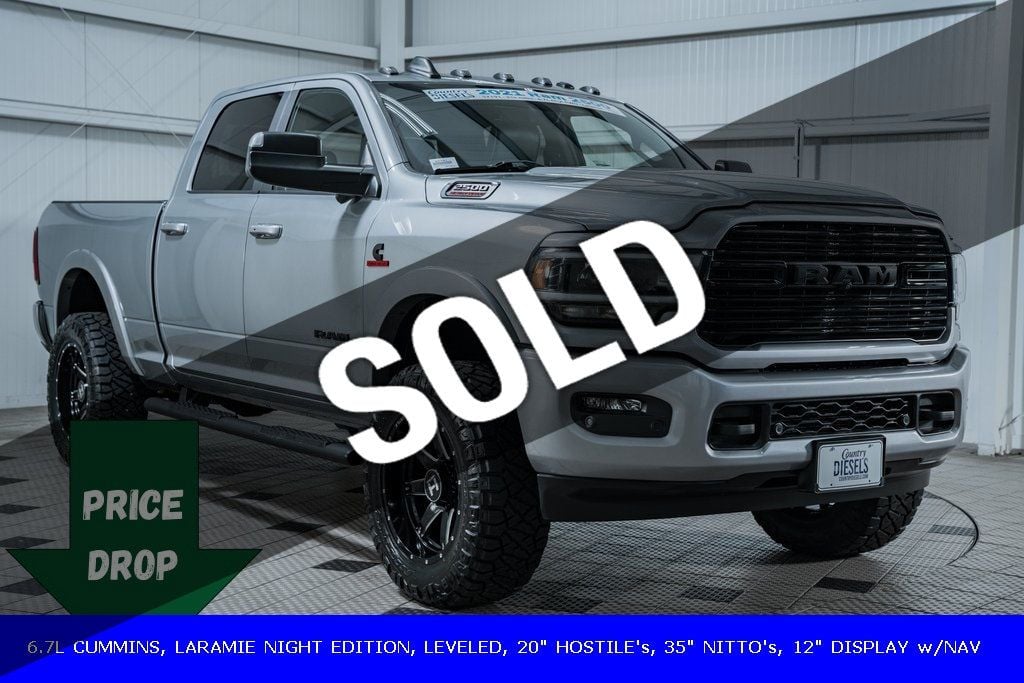 2021 Ram 2500 Laramie Night Edition Leveled - 22671055 - 0