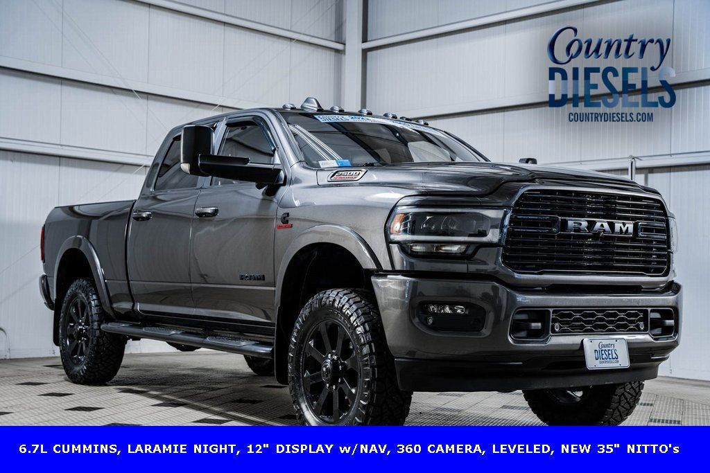 2021 Ram 2500 Laramie Night Edition Leveled - 22749134 - 0