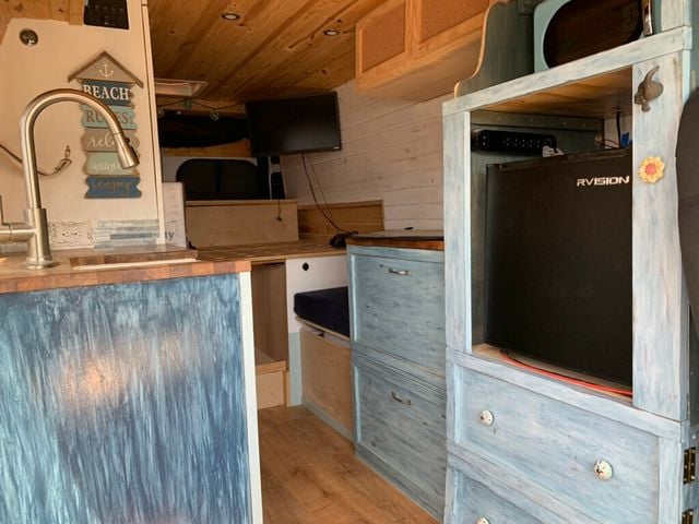 2021 Ram ProMaster Cargo Van 2500 High Roof 159" WB CONVERSION VAN W/Tv toilet and many more! Beach house theme - 23017231 - 9