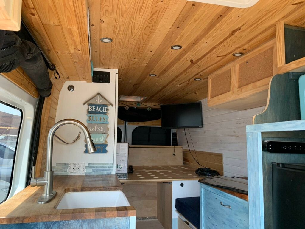 2021 Ram ProMaster Cargo Van 2500 High Roof 159" WB CONVERSION VAN W/Tv toilet and many more! Beach house theme - 23017231 - 10