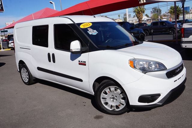 2021 Ram ProMaster City Cargo Van TRADESMAN SLT, DUAL SLIDING REAR DOORS, CARGO SHELVES - 23101108 - 1