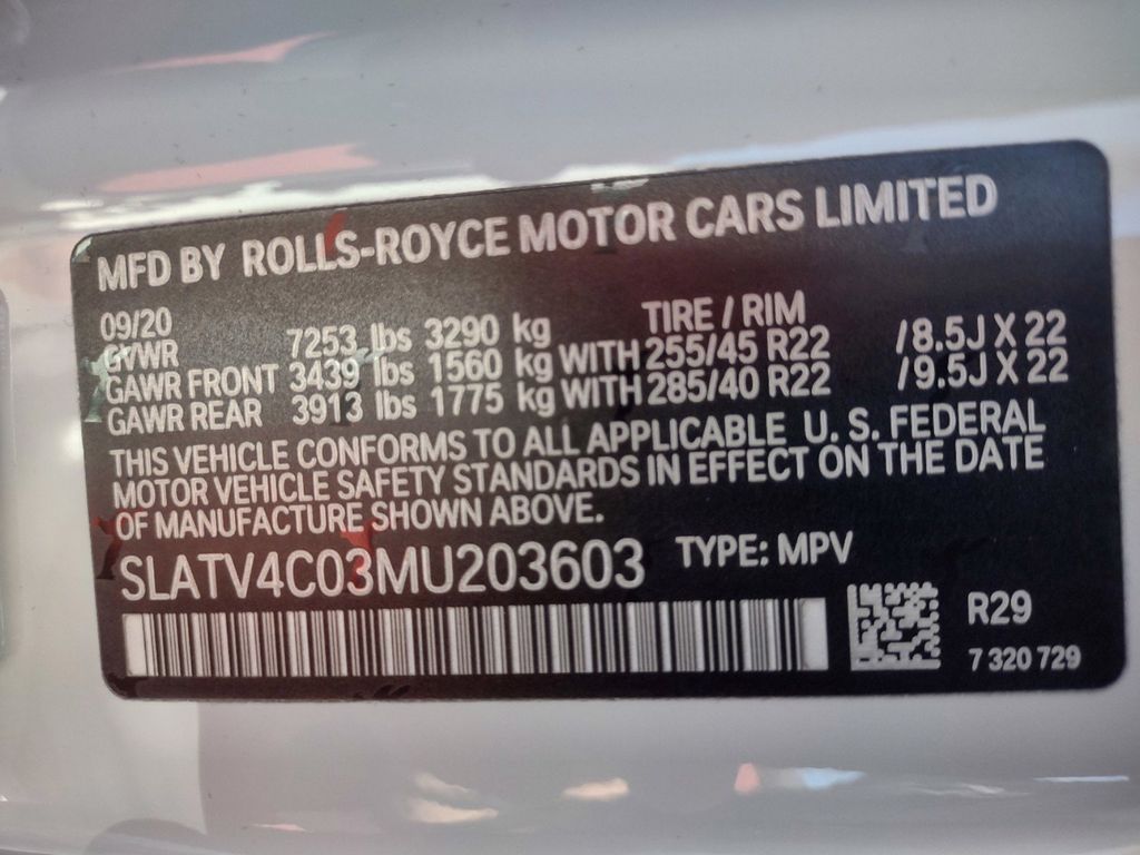 2021 Rolls-Royce Cullinan Sport Utility - 21373683 - 35