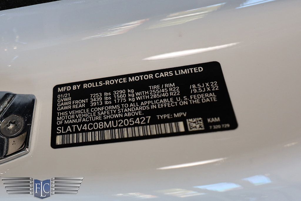 2021 Rolls-Royce Cullinan Sport Utility - 22989825 - 51