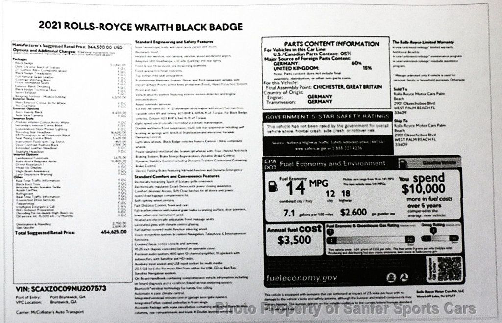 2021 Rolls-Royce Wraith Black Badge  - 23032142 - 51