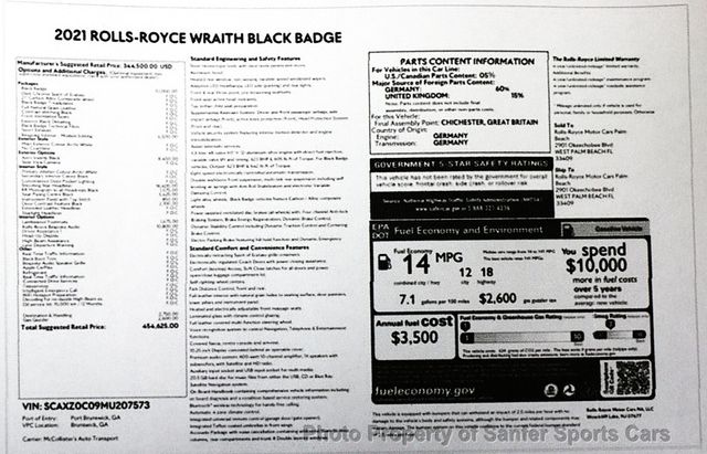 2021 Rolls-Royce Wraith Black Badge  - 23032142 - 51
