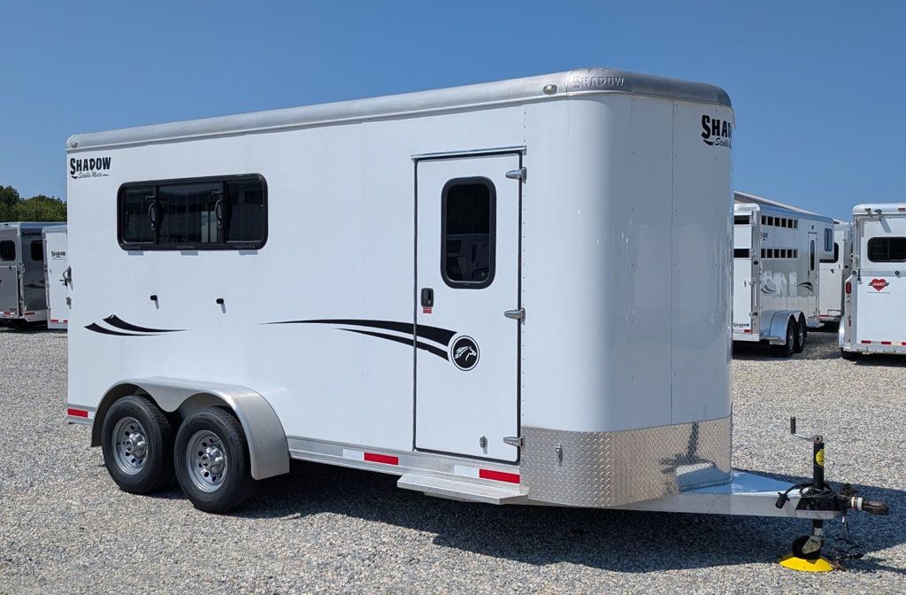2021 Shadow 3 Horse Slant with Drop Feed Windows  - 23067919 - 0
