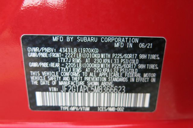 2021 Subaru Crosstrek Premium CVT - 22969342 - 35