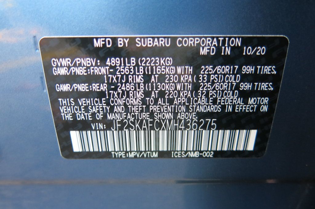 2021 Subaru Forester Premium CVT - 22642161 - 35